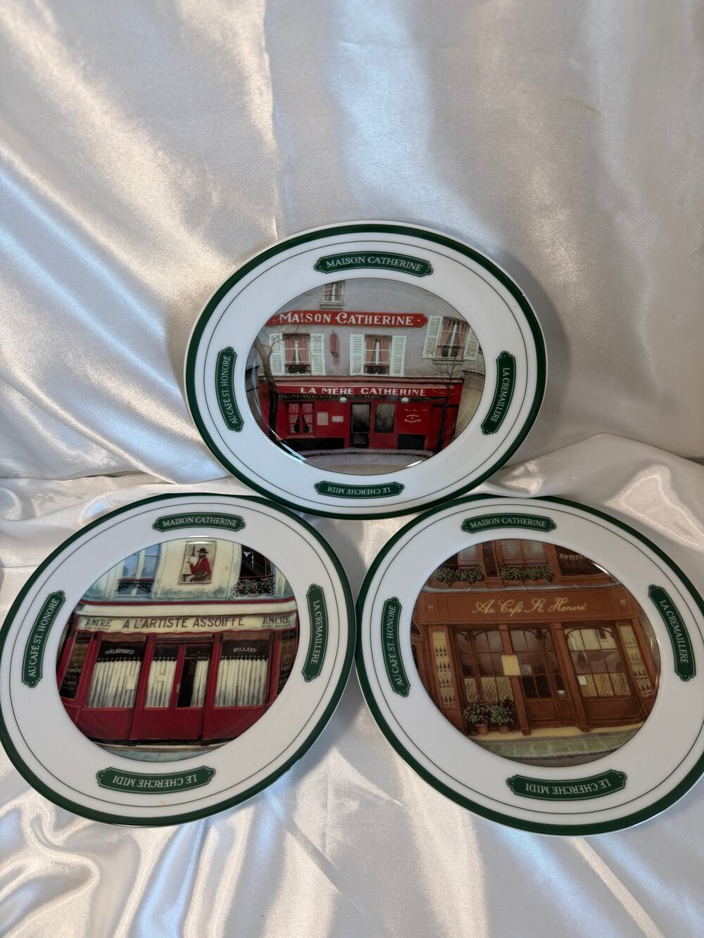Williams Sonoma Andre Renoux French Bistro Cafe Salad Plates Set of 6